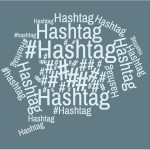 wordcloud Hashtag blau